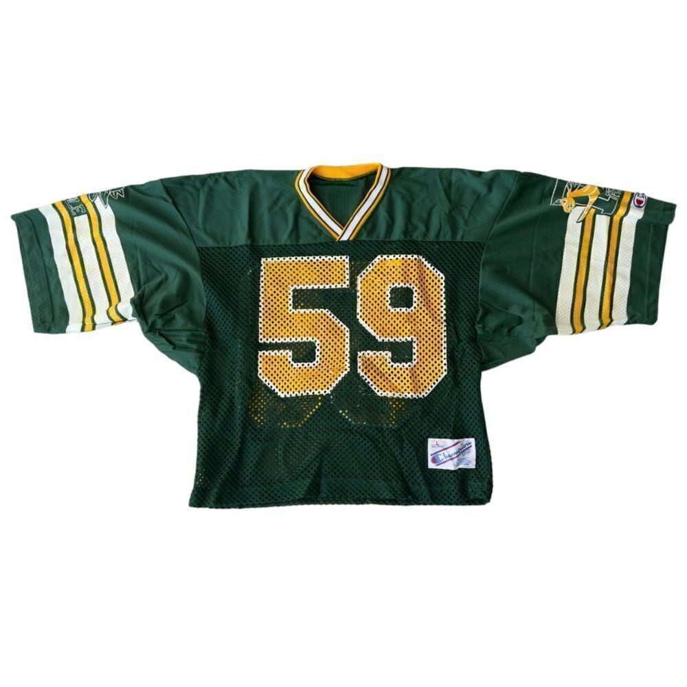 Champion Vintage 80s Green Bay Preble Football #59 Jersey Men's Large (L)